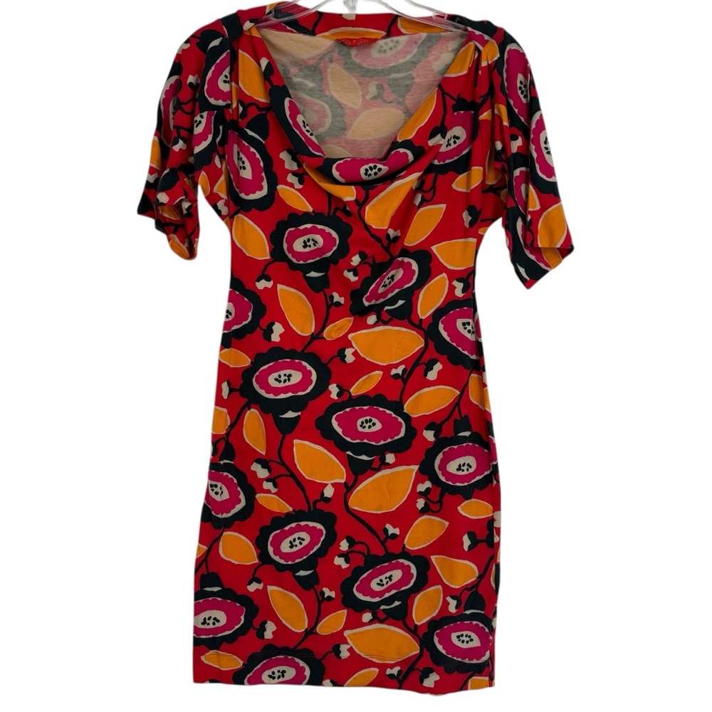 Vivienne Westwood Red Label Women's Vintage Floral Print Dress Size Small Red